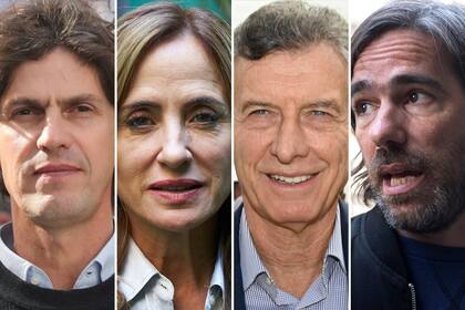 Martín Lousteau; Victoria Tolosa Paz; Mauricio Macri; Nicolás del Caño