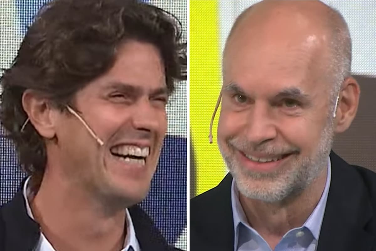 Martín Lousteau y Horacio Rodríguez Larreta.