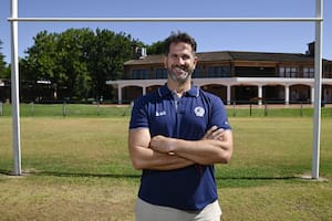 Martín Mackey fue entrenador de los Pumas, entrevista realizada en el Jockey Club de Rosario