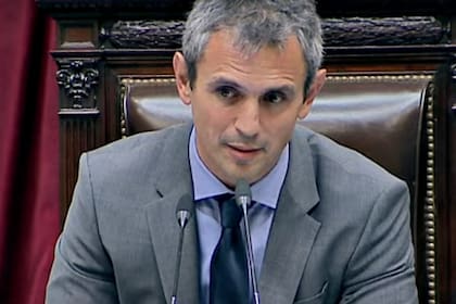 Martín Menem en la cámara de Diputados