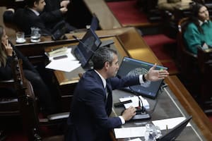 Martín Menem, en una sesión caliente en la Cámara de Diputados