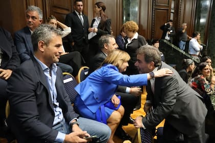 Martín Menem, Patricia Bullrich, Manuel Adorni y Cristian Ritondo, ejes del oficialismo para apurar el tratamiento del proyecto de reforma laboral