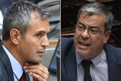 Martín Menem y Germán Martínez