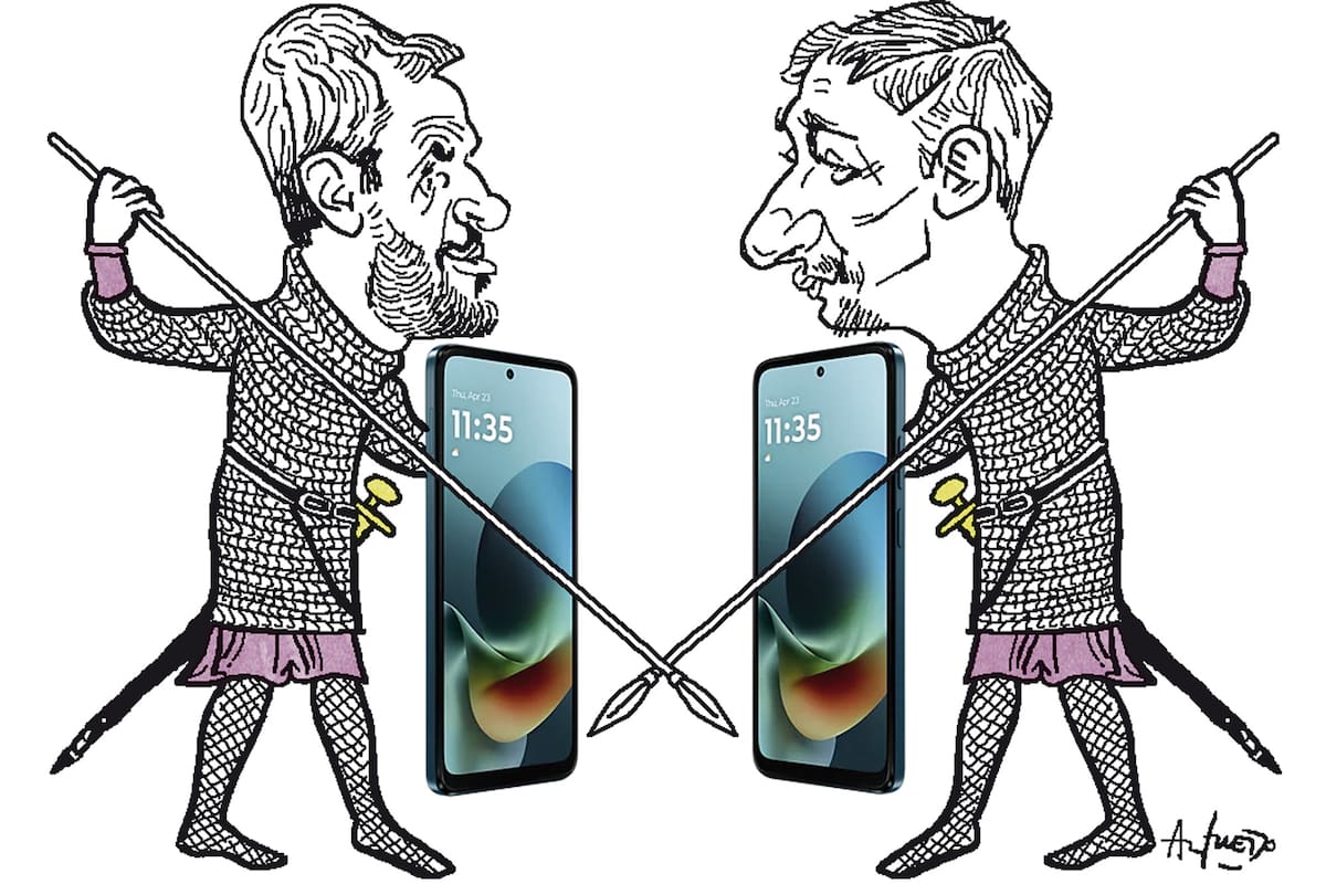 Uma guerra entre três famílias