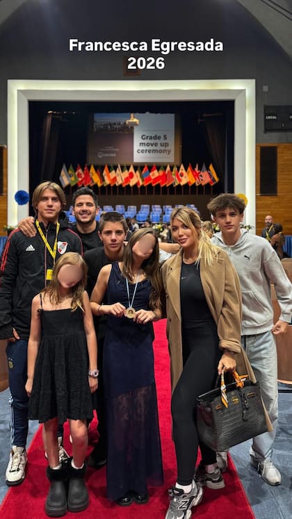 Martín Migueles también dijo presente en la graduación de Francesca (Foto: Instagram @officialvalentino.lopez)