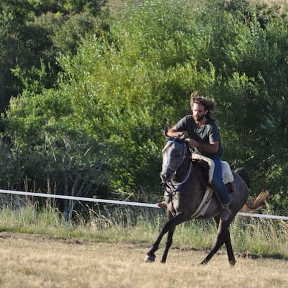 Martín Ochoteco, el encantador de caballos, en acción