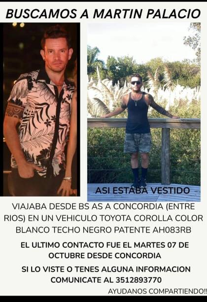 Martín Palacio, el remisero que también fue víctima del doble femicida de Córdoba