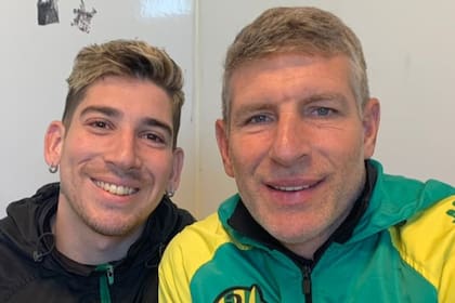 Martín Palermo felicitó a su hijo Ryduan por convertir dos goles en el ascenso del fútbol italiano