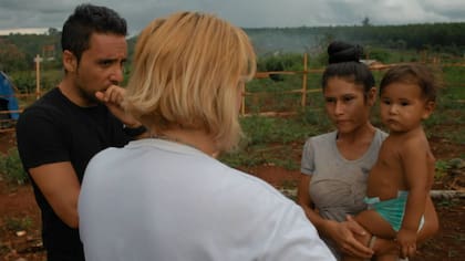 Martín Parlato y Patricia Ocampo recorrieron yerbales en Misiones