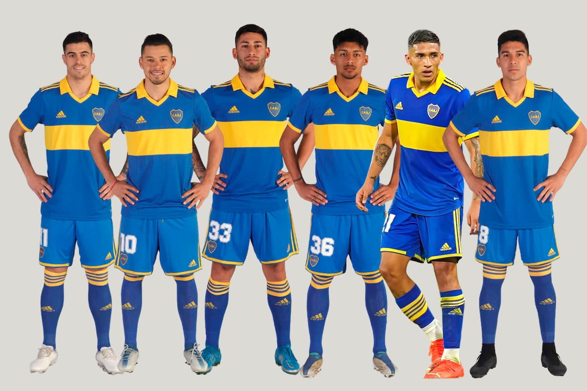 Martín Payero, Oscar Romero, Alan Varela, Cristian Medina, Equi Fernández y Pol Fernández; seis de los principales volantes que tiene el DT Ibarra en el plantel de Boca