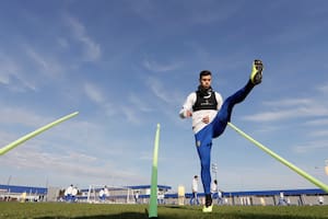 Martín Payero se pone a punto desde lo físico en sus primeros entrenamientos en Boca