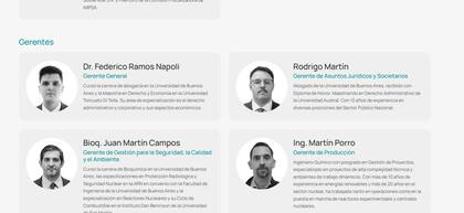Martín Porro, el nuevo titular, era Gerente de producción en Dioxitec S.A, empresa cuyo presidente hasta hace una semana era el propio Nápoli
