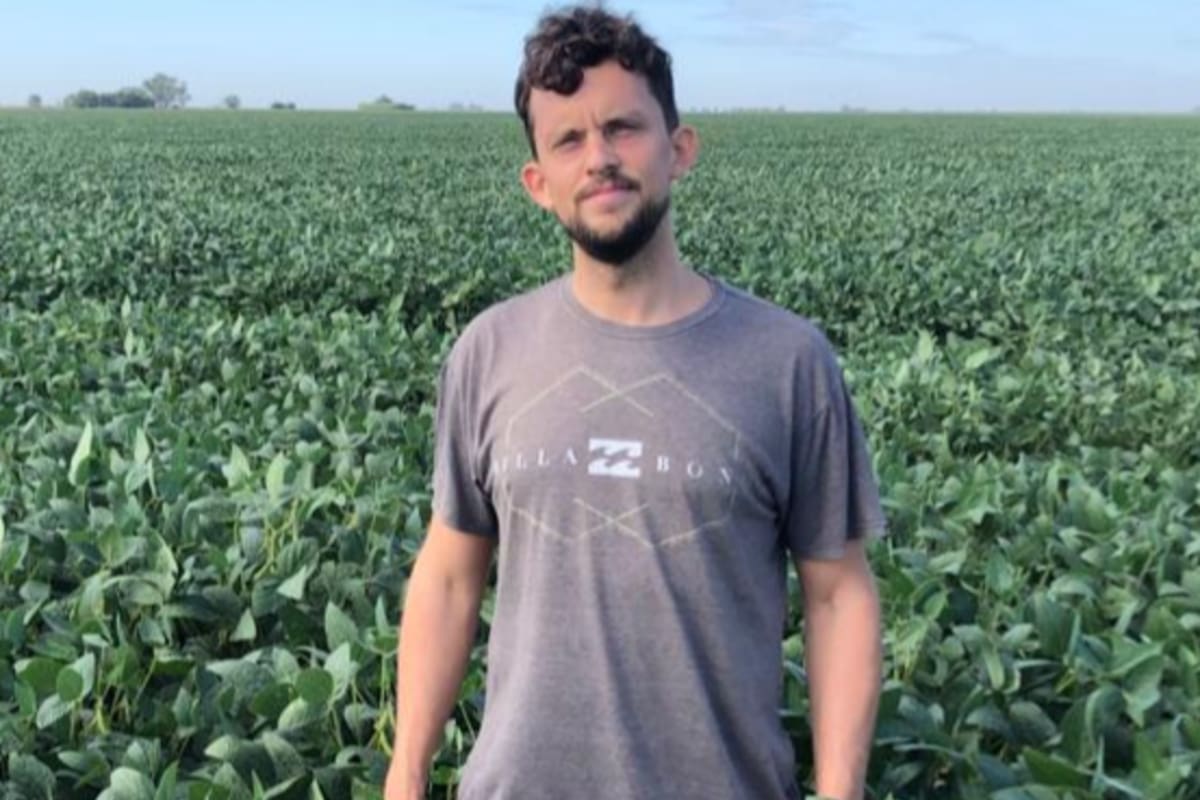 Martín Rainaudo, productor de Aapresid y gerente de Banburubí