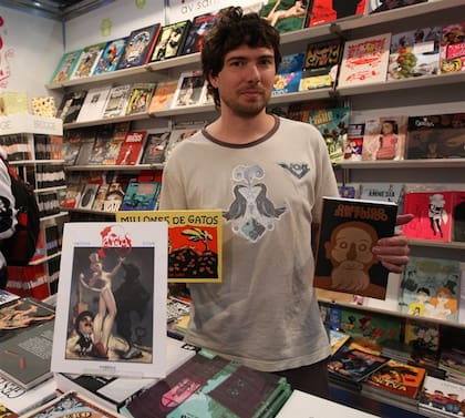 Martín Ramón, de la editorial Moebius, con nuevos autores