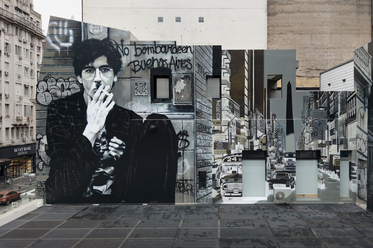 Martín Ron realizó Modern Streets, en una terraza que se abrirá al público