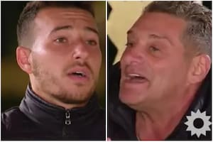 Martín Salwe y el Turco García en el Todos contra Todos (Foto: captura de pantalla)