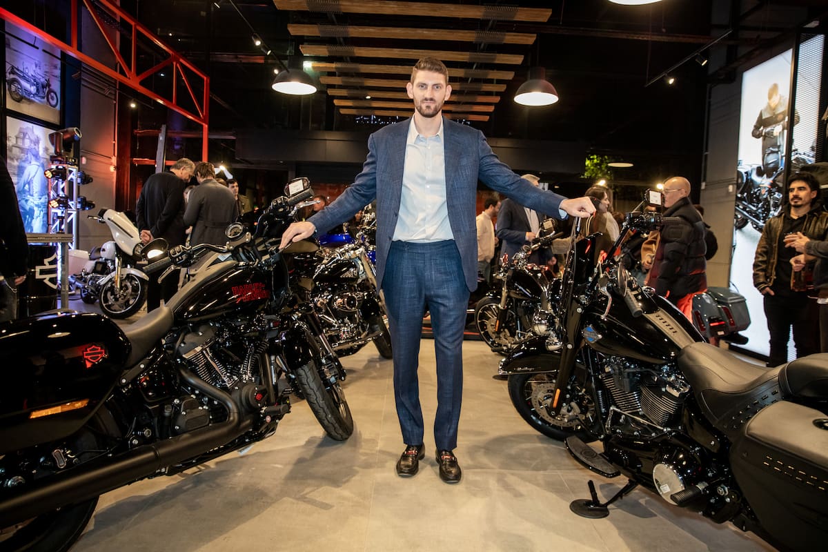 Martín Schwartz, director de la División de Rodados del Grupo Simpa, en la inauguración de la nueva concesionaria Harley Davidson en el país