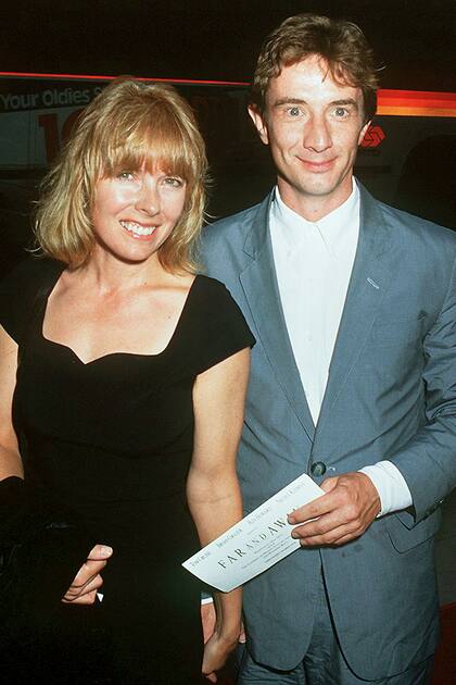 Martin Short y su esposa Nancy Dolman, fotografiados en 1992