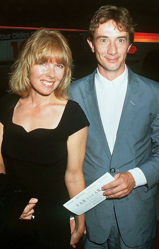 Martin Short y su esposa Nancy Dolman, fotografiados en 1992