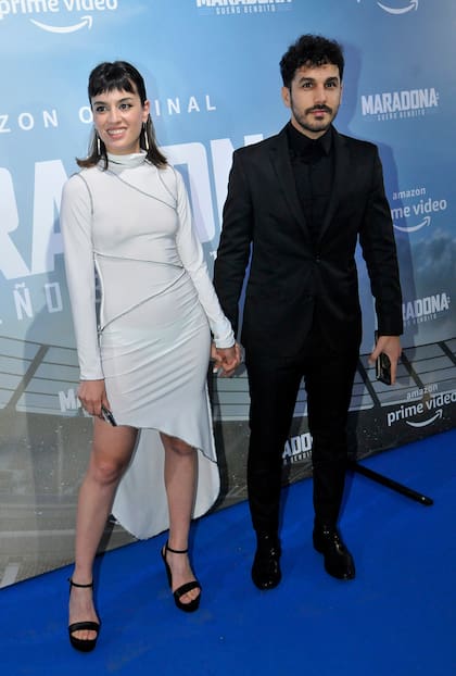 Martín Slipak junto a su novia, la actriz Rocío Bazán