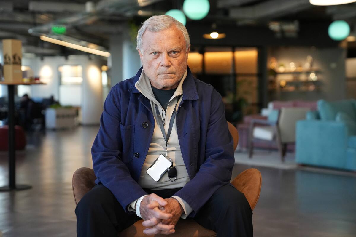 Martín Sorrell, fundador y presidente ejecutivo de S4 Capital, visitó la Argentina