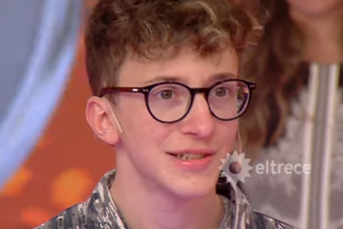 Martín tiene 24, participó de Los 8 escalones e hizo una revelación que sorprendió a Guido Kaczka (Foto: Captura eltrece)