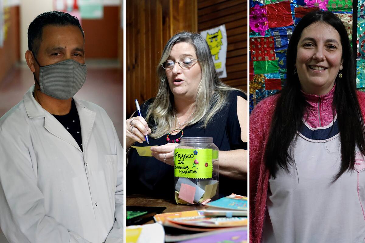 Martín Vera, Alejandra Riella y Verónica Figueroa