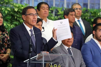 El presidente peruano, Martín Vizcarra