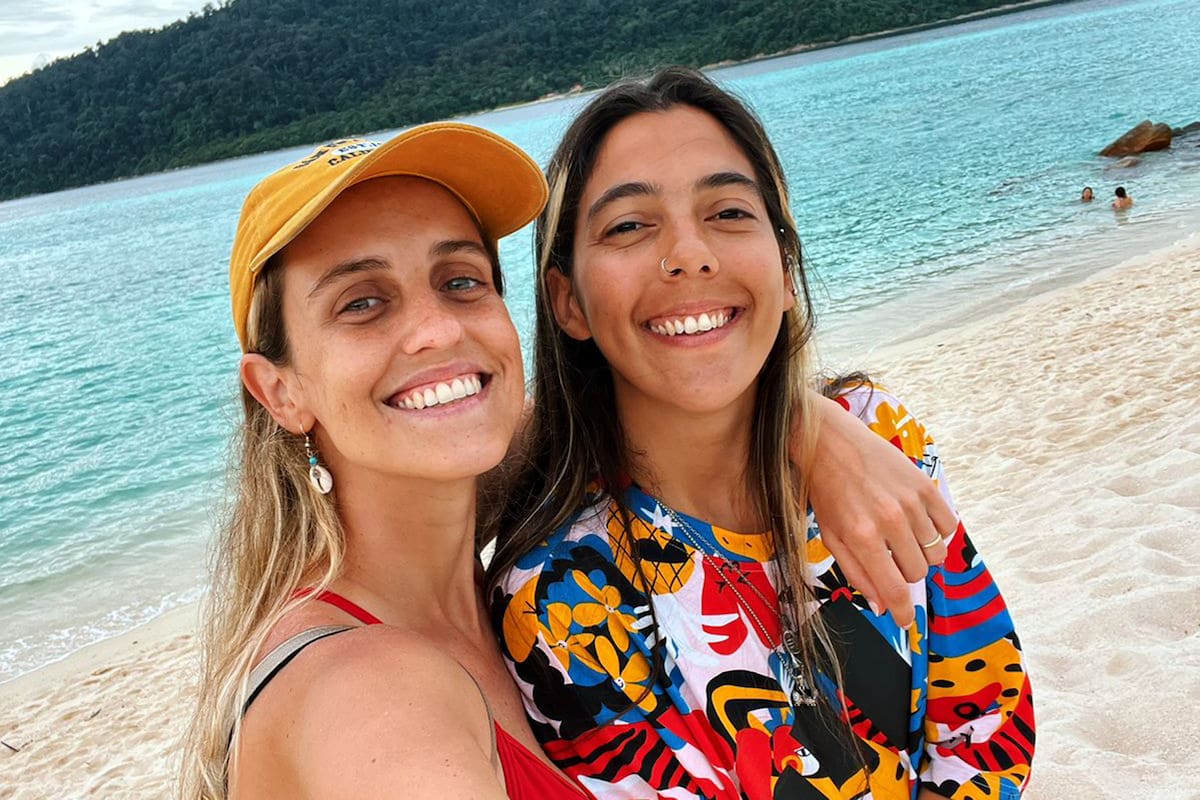 Martina “Marti” Feldkamp (31) y Malena “Male” Pizarro (32) durante su luna de miel