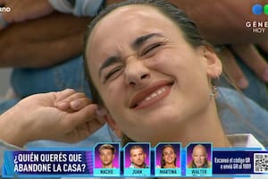 Martina quedó entre las nuevas nominadas de la casa de Gran Hermana y lo sufrió (Captura de TV)
