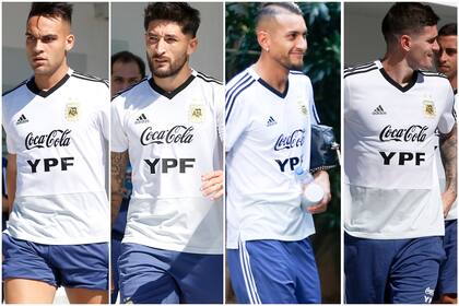 Martinez, Casco, Pereyra y De Paul, podrian estar desde el arranque ante Paraguay