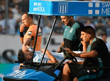 Martínez se va lesionado ante Independiente Rivadavia de Mendoza