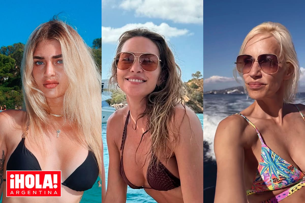 Martita Fort, Andrea Bursten e Ingrid Grudke pasearon por Mallorca, Ibiza y Capri y posaron bajo el sol del verano europeo