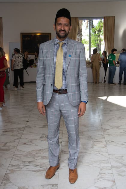 Marwan Sarwar Gill, imam y misionero de la Comunidad Musulmana Ahmadia en la residencia del embajador de Uruguay.