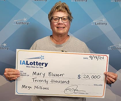 Mary Blumer se dio cuenta que ganó un premio en Mega Millions gracias a un posteo de Facebook