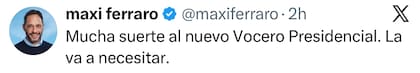 Más críticas de Ferraro