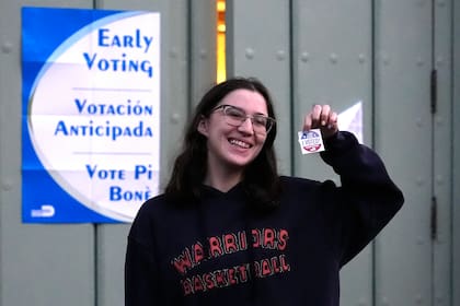 Más de 34 millones de estadounidenses ya votaron de forma anticipada (AP Foto/Lynne Sladky)