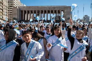 Más de 5000 chicos celebraron el cumpleaños de Messi en Rosario