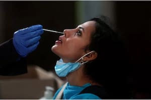 Más de 6 hs de demora y tres cuadras de cola para realizar el hisopado rápido gratuito, por síntomas de COVID-19, o por contacto estrecho, en el Galpón 17 de la ciudad de Rosario