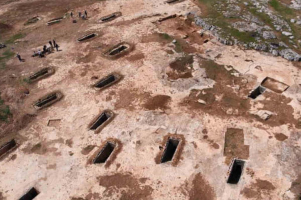 Más de 60 tumbas en la antigua ciudad de Tharsa, Turquía