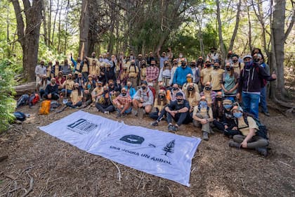 Más de 80 voluntarios reforestaron una ladera del cerro Catedral en Bariloche