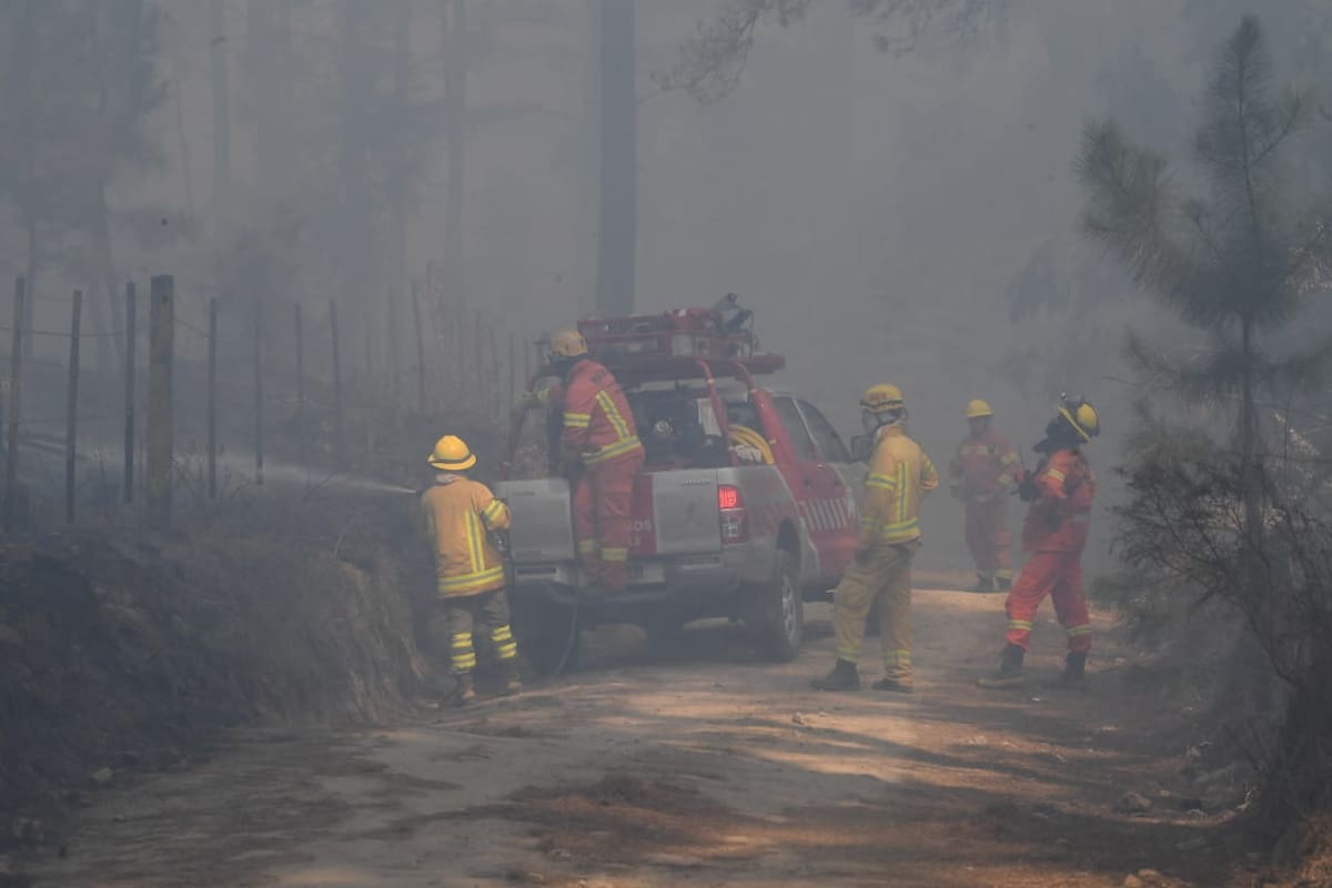 Más de 700 personas trabajaron para combatir los incendios