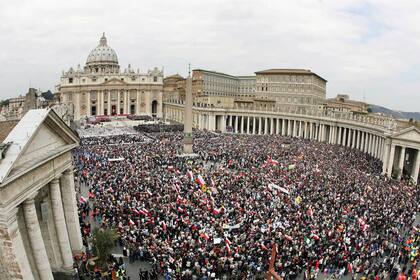 Más de un millón y medio de personas coparon Roma para despedir a Juan Pablo II.