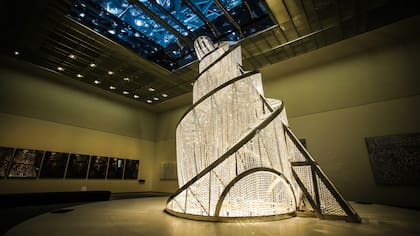 "Fuente de Luz" de Ai Weiwei en el Louvre Abu Dhabi