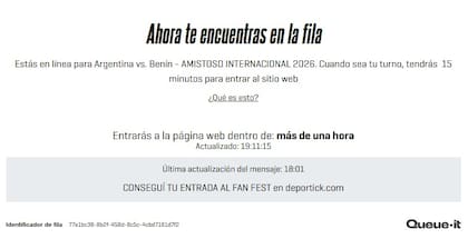 Más de una hora de espera