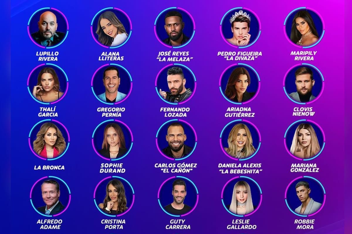 Más de una veintena de celebridades forman parte de la nueva temporada de La casa de los famosos