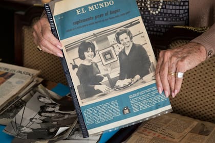Más de uno recuerda a María Adela Baldi de las tardes frente a la tele