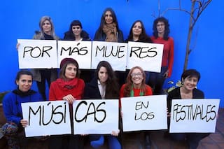 Música: el 68 por ciento de las mujeres sufrieron violencia o discriminación