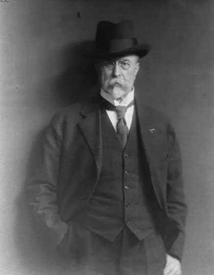 Masaryk es una las personalidades más importantes de la historia de Checoslovaquia (Foto: @NarodniArchivCZ)