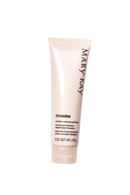 Mascarilla Renovadora en gel Timewise: hidrata al instante, sella la humedad, purifica ($375, Mary Kay).